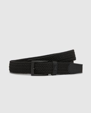 Mens stretch braided belt