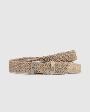 Mens stretch braided belt