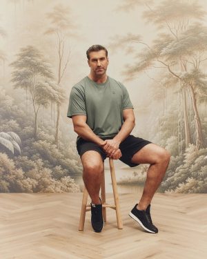 Big and tall classic crew neck tee