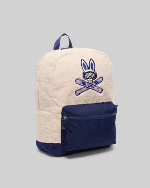 Indigo sherpa backpack