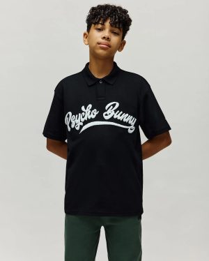 Kids tate wordmark pique polo