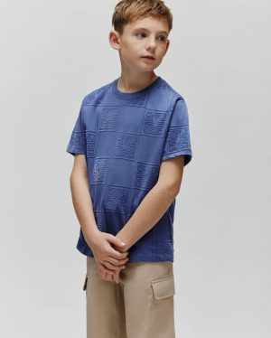 Kids gio all over flocked tee