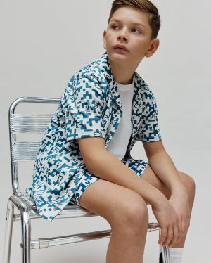 Kids josh jacquard shirt