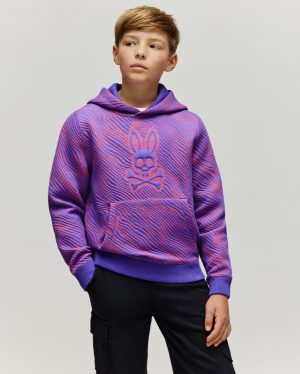 Kids kendrick double knit jacquard textured hoodie