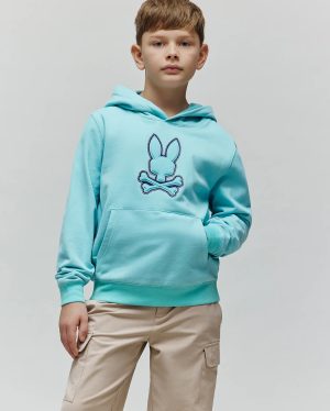 Kids gage felt patch hoodie