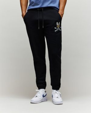 Mens indigo ski bunny sweatpant 29 1/2 l