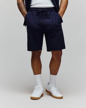 Mens josh jacquard knit short 8"