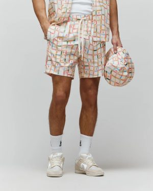 Mens atlas swim trunk 6"