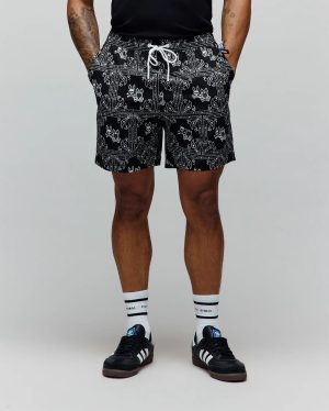 Mens luke swim trunk 6"