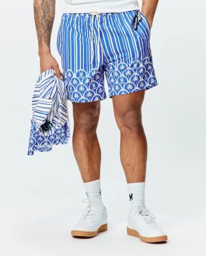 Mens brad swim trunk 6"