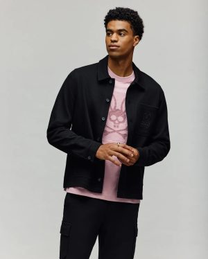 Mens aven knit shacket