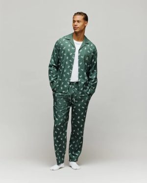 Mens valen flannel pajama set