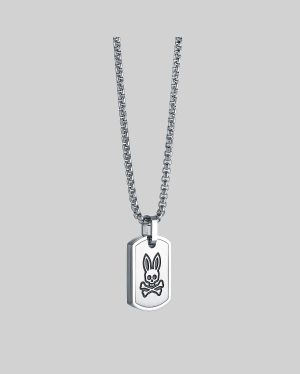 Mens army tag necklace