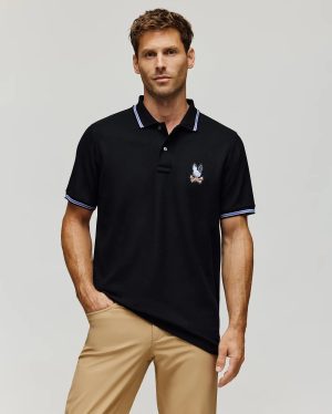 Mens dante pique polo shirt