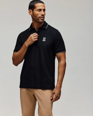 Mens marlon pique polo shirt