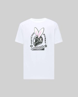 Mens racing bunny graphic tee