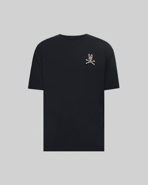 Mens indigo oversized fit tee