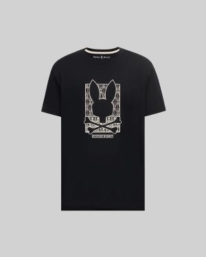 Mens keon embroidered graphic tee