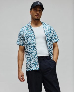 Mens josh jacquard shirt