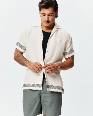 Mens sunny linen shirt