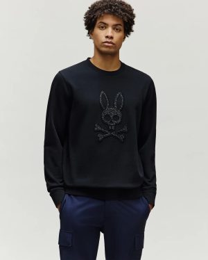 Mens gabin textured crew