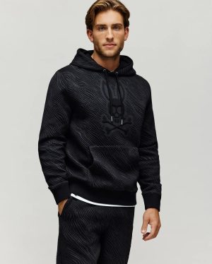 Mens kendrick textured hoodie