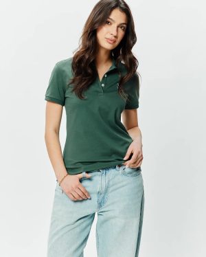 Womens pique polo